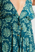 Lali - Vestito floreale con collo alto